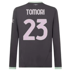 AC Milan Voetbalshirt Tomori #23 2024-25 Thirdtenue Heren Lange Mouw